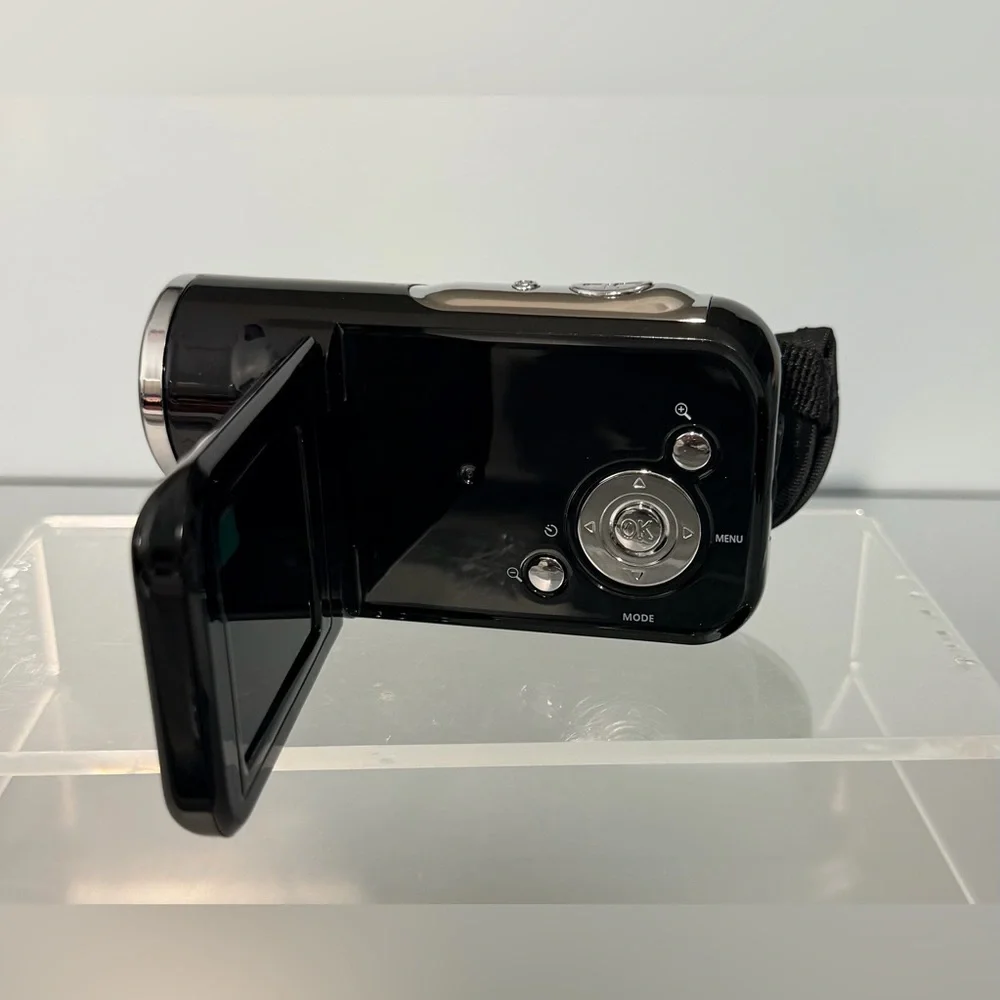 Black Digital Video Camera LCD Display Screen